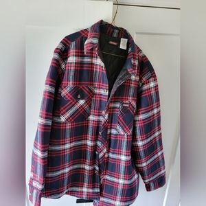 Men's 2xl Dickies plaid quilted jacket, like new